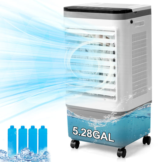 3-in-1 Evaporative Air Cooler - Fan, Humidifier & Timer