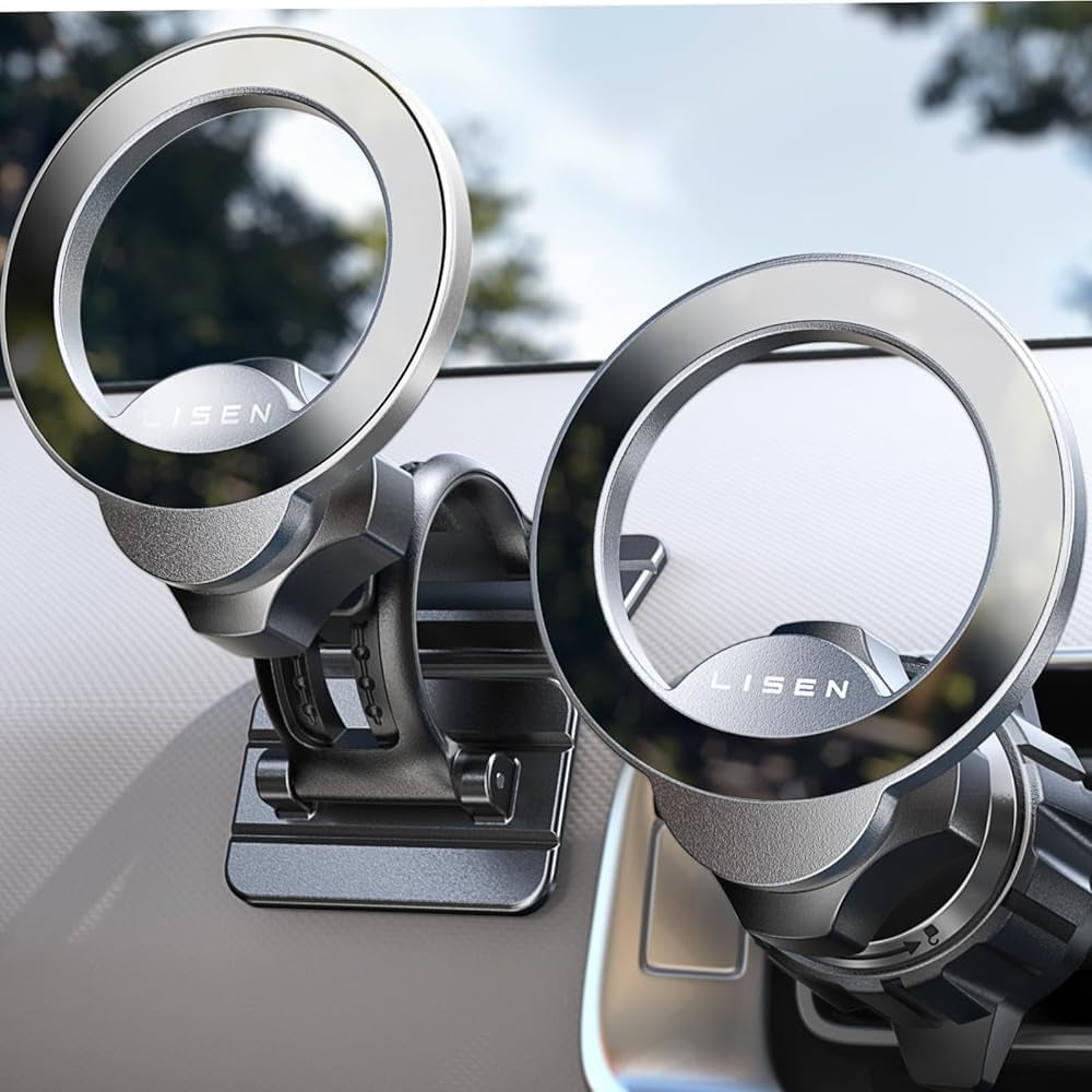 for Magsafe Car Mount [95% Increase Magnetism] Magnetic Phone Holders for Your Car,Car Accessories for Men Women Truck 360 Dashboard Vent Phone Mount for Garmin GPS Fit Iphone 16 15 14 13 12